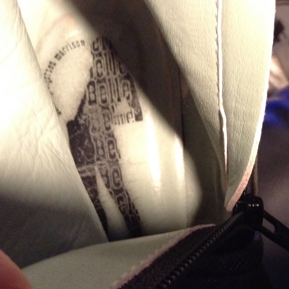 Belle by Sigerson Morrison Women's 7.5B Black Metallic Mid Calf Boots Made Italy - Picture 14 of 15